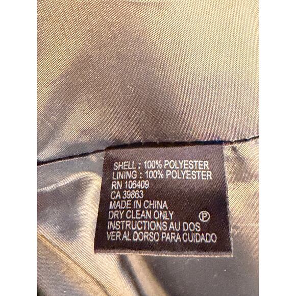 Tahari Arthur S. Levine Black Cap Sleeve Sheath Dress Size 4 - Picture 7 of 8